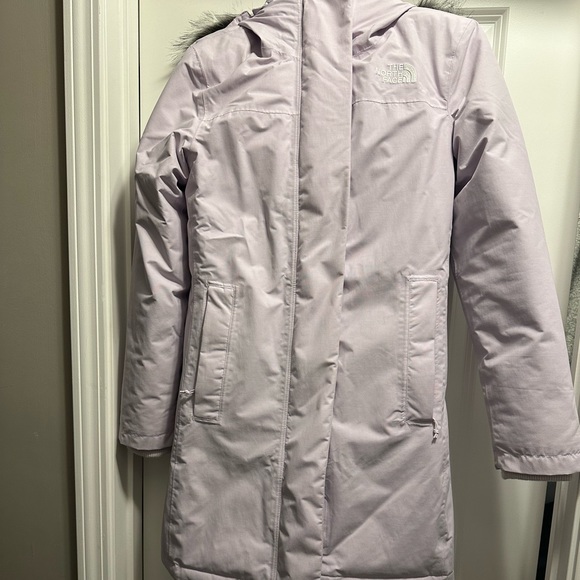 (Like New) Pink North Face Coat S/P - Picture 1 of 6